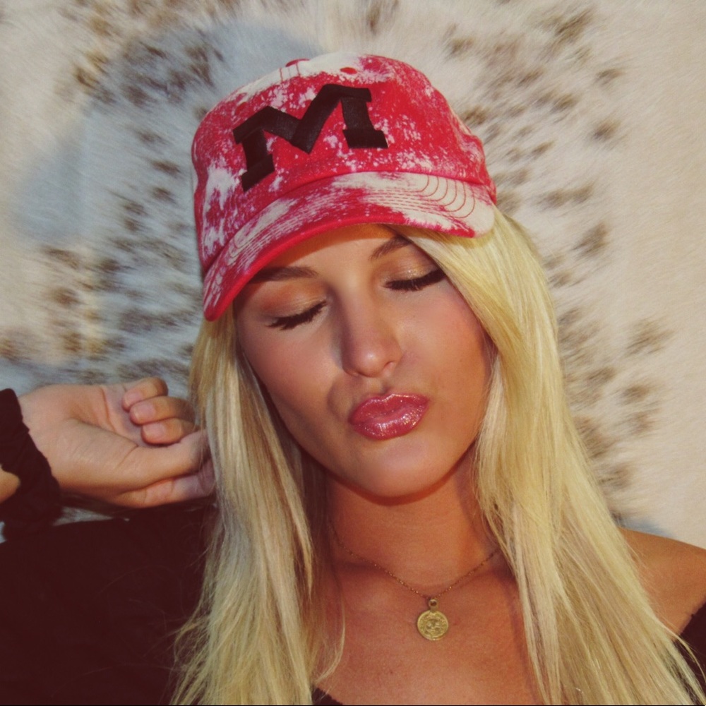 University of Mississippi collegiate reclaimed cap